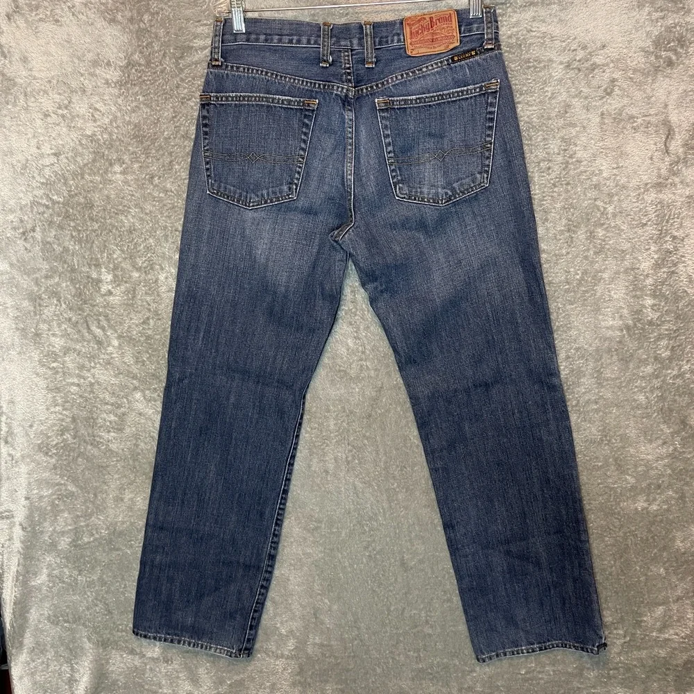 Lucky Brand Mens Relaxed Straight 32x30 Skater Y2K Casual Loose Mid Rise Denim